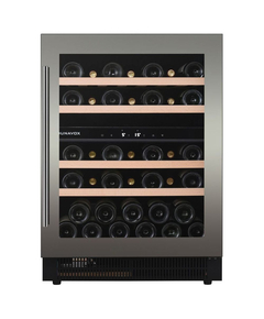 Dunavox DAUF-39.121DSS, Вместимость: 39 бутылок, Цвет фасада: Серебристый, фотография № 