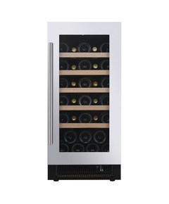 Dunavox DAUF-32.83SS, Вместимость: 32 бутылки, Цвет фасада: Серебристый, фотография № 