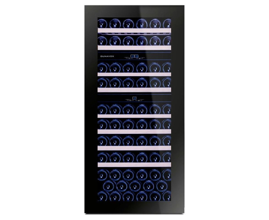Винный шкаф Dunavox DAB-65.178TB.TO — (на 65 бутылок), Цвет фасада: Чёрный, фотография № 