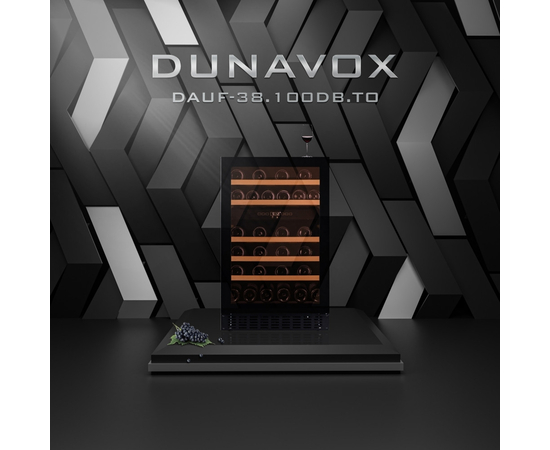 Винный шкаф Dunavox DAUF-38.100DB.TO — (на 38 бутылок), фотография № 3