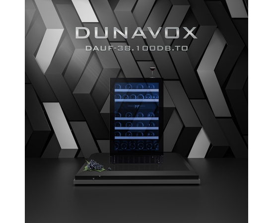 Винный шкаф Dunavox DAUF-38.100DB.TO — (на 38 бутылок), фотография № 4