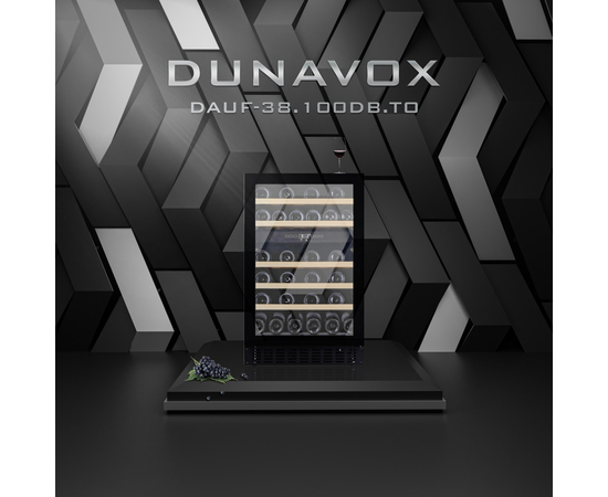 Винный шкаф Dunavox DAUF-38.100DB.TO — (на 38 бутылок), фотография № 5