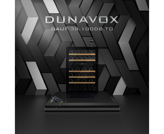 Винный шкаф Dunavox DAUF-38.100DB.TO — (на 38 бутылок), фотография № 2