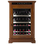 Винный шкаф из дерева Meyvel MV46-WN1-C — (на 46 бутылок), Вместимость: 46 бутылок, Цвет фасада: Орех, фотография № 