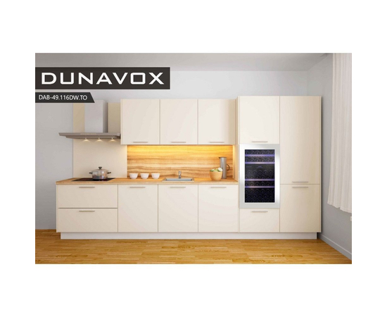 Винный шкаф Dunavox DAB-49.116DW.TO — (на 49 бутылок), фотография № 3