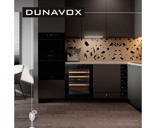 Винный шкаф Dunavox DAVG-32.80DB.TO — (на 32 бутылки), фотография № 2