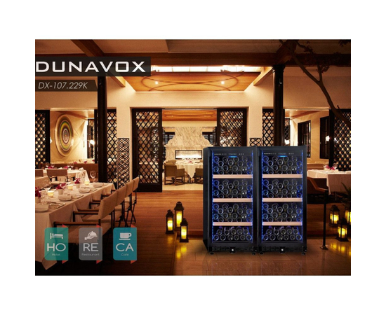 Винный шкаф Dunavox DX-107.229K — (на 107 бутылок), фотография № 2