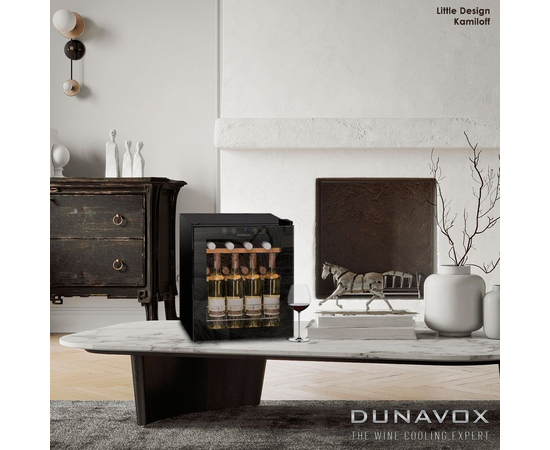 Винный шкаф Dunavox DXFH-16.46 — (на 16 бутылок), Вместимость: 16 бутылок, фотография № 4