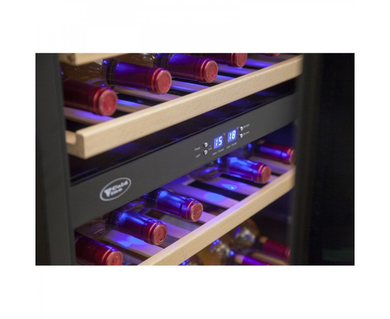 Винный шкаф Cold Vine C44-KST2 — (на 44 бутылки), Цвет фасада: Серебристый, фотография № 2