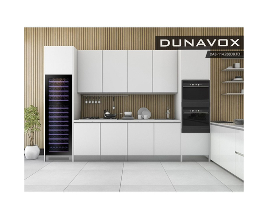 Винный шкаф Dunavox DAB-114.288DB.TO — (на 114 бутылок), фотография № 2