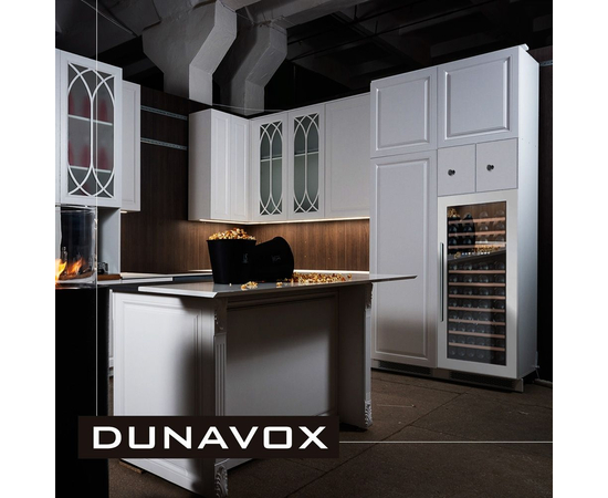 Винный шкаф Dunavox DX-74.230DW — (на 74 бутылки), фотография № 2