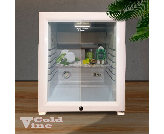 Холодильник мини-бар Cold Vine MCA-28WG, Дверь: Со стеклом (белая), фотография № 3