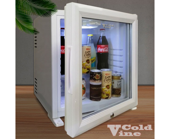 Холодильник мини-бар Cold Vine MCA-28WG, Дверь: Со стеклом (белая), фотография № 4