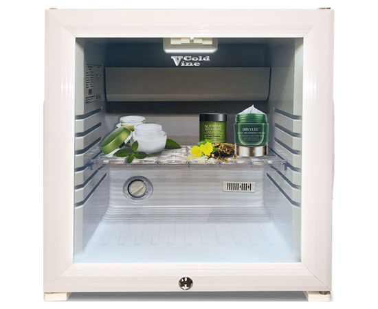 Холодильник мини-бар Cold Vine MCA-28WG, Дверь: Со стеклом (белая), фотография № 