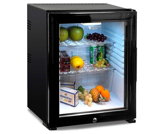 Холодильник мини-бар Cold Vine MCT-30BG, Дверь: Со стеклом, фотография № 