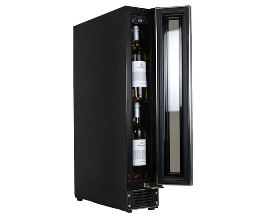 Винный шкаф Dunavox DAUF-9.22SS — (на 9 бутылок), Вместимость: 9 бутылок, Цвет фасада: Серебристый, фотография № 2