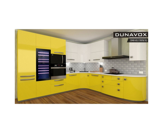 Винный шкаф Dunavox DAVG-49.116DB.TO — (на 49 бутылок), Цвет фасада: Чёрный, фотография № 3
