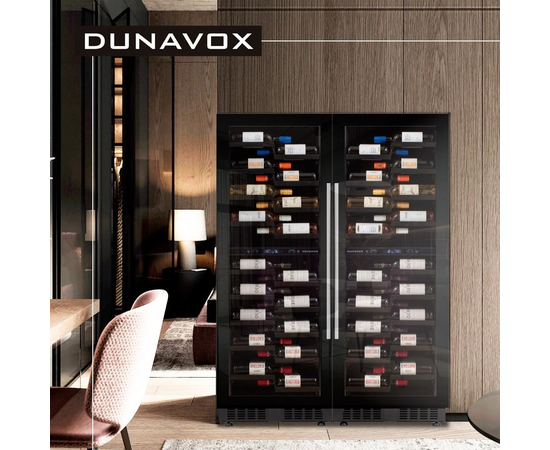 Винный шкаф Dunavox DX-104.375DB — (на 104 бутылки), фотография № 2