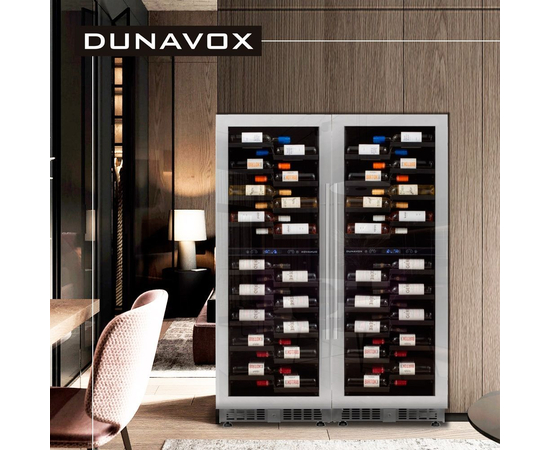Винный шкаф Dunavox DX-104.375DSS — (на 104 бутылки), фотография № 2