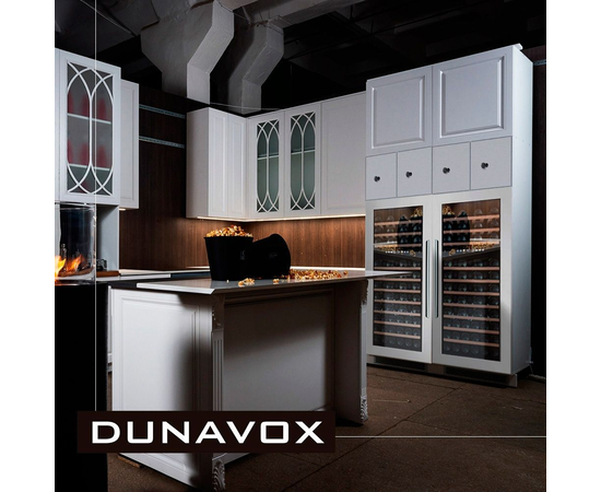 Винный шкаф Dunavox DX-74.230DW — (на 74 бутылки), фотография № 3