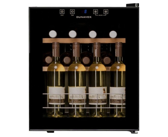 Винный шкаф Dunavox DXFH-16.46 — (на 16 бутылок), Вместимость: 16 бутылок, фотография № 