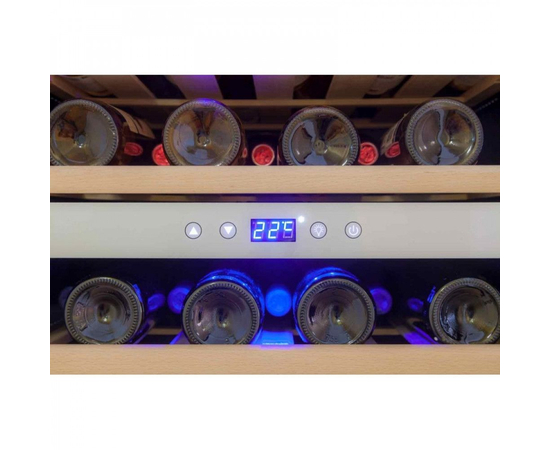Винный шкаф Cold Vine C66-KSF2 — (на 66 бутылок), Цвет фасада: Серебристый, фотография № 7