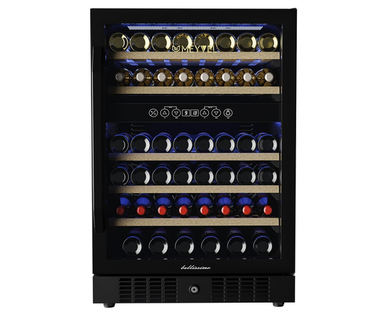 Винный шкаф Meyvel MV46-KBT2 — (на 46 бутылок), Цвет фасада: Чёрный, фотография № 