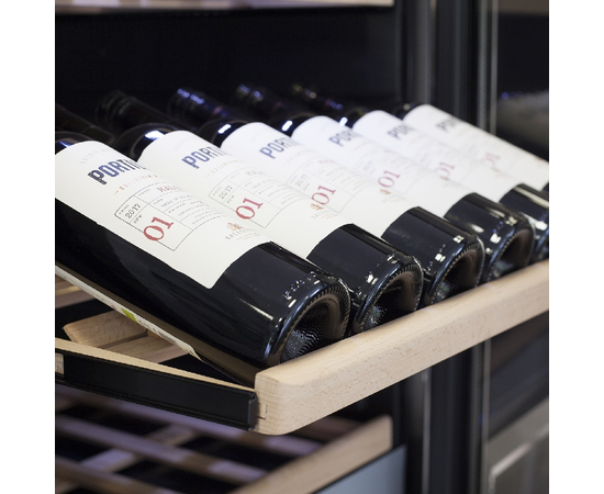 Винный шкаф CASO WineComfort 126 — (на 126 бутылок), Вместимость: 126 бутылок, Цвет фасада: Серебристый, фотография № 6