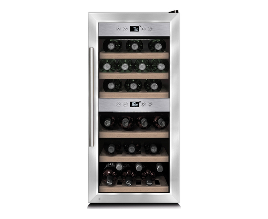 Винный шкаф CASO WineComfort 24 — (на 24 бутылки), Вместимость: 24 бутылки, Цвет фасада: Серебристый, фотография № 2