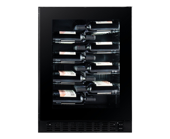 Винный шкаф Temptech CPROX60SRB — (на 40 бутылок), Цвет фасада: Чёрный, фотография № 