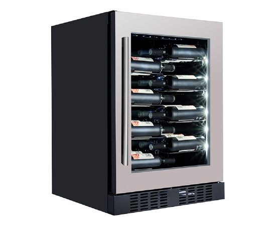 Винный шкаф Temptech CPROX60SX — (на 40 бутылок), Цвет фасада: Серебристый, фотография № 2