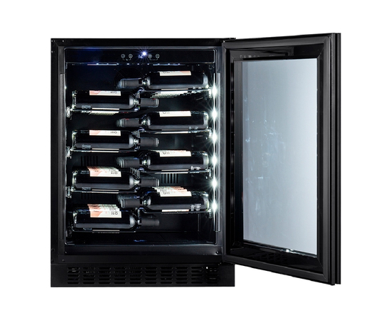 Винный шкаф Temptech CPROX60SX — (на 40 бутылок), Цвет фасада: Серебристый, фотография № 3