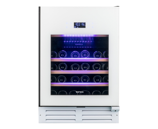 Винный шкаф Temptech EX60DRW — (на 46 бутылок), Цвет фасада: Белый, фотография № 