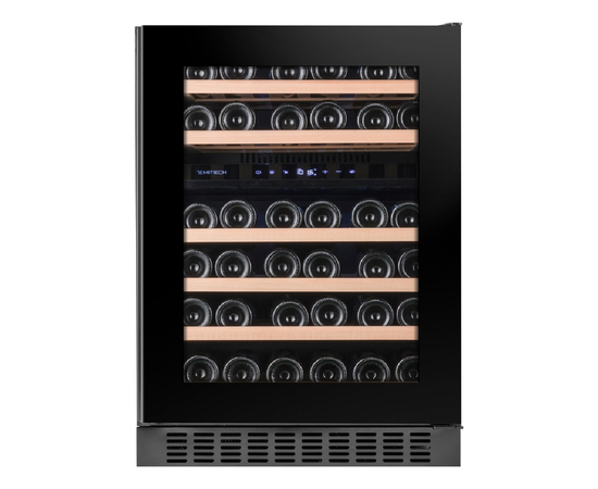 Винный шкаф Temptech OX60DRB — (на 46 бутылок), Цвет фасада: Чёрный, фотография № 