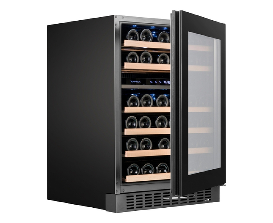 Винный шкаф Temptech OX60DRB — (на 46 бутылок), Цвет фасада: Чёрный, фотография № 3