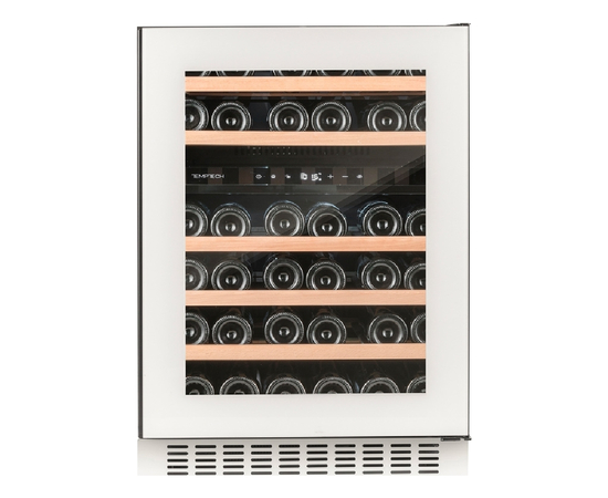 Винный шкаф Temptech OX60DRW — (на 46 бутылок), Цвет фасада: Белый, фотография № 