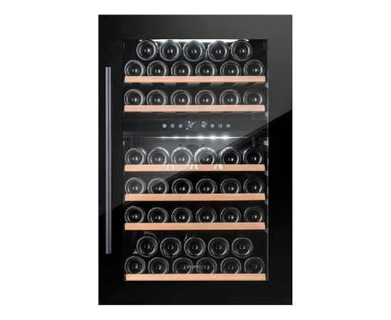 Винный шкаф Temptech OZ90DB — (на 41 бутылку), Цвет фасада: Чёрный, фотография № 