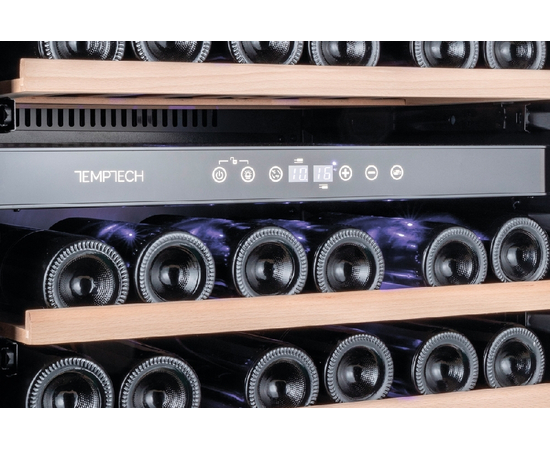 Винный шкаф Temptech WPX60DCS — (на 46 бутылок), Цвет фасада: Серебристый, фотография № 5