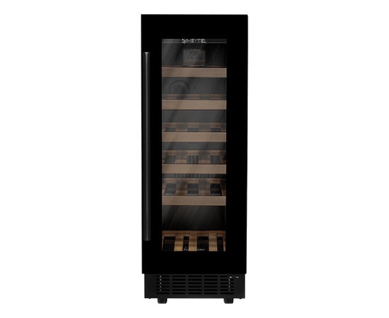 Винный шкаф Meyvel MV18-KBT1 — (на 18 бутылок), Цвет фасада: Чёрный, фотография № 2