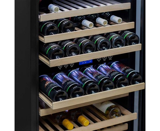 Винный шкаф Meyvel MV42-KSB2 — (на 42 бутылки), Цвет фасада: Серебристый, фотография № 12