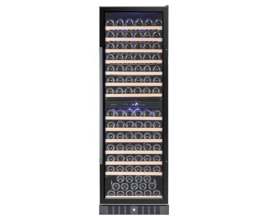Винный шкаф Temptech WP180DCB — (на 163 бутылки), Цвет фасада: Чёрный, фотография № 