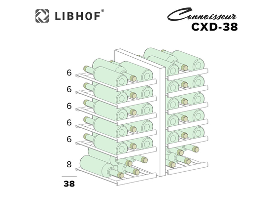 Винный шкаф Libhof Connoisseur CXD-38 Silver, фотография № 6