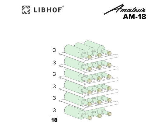 Винный шкаф Libhof Amateur AM-18, фотография № 11