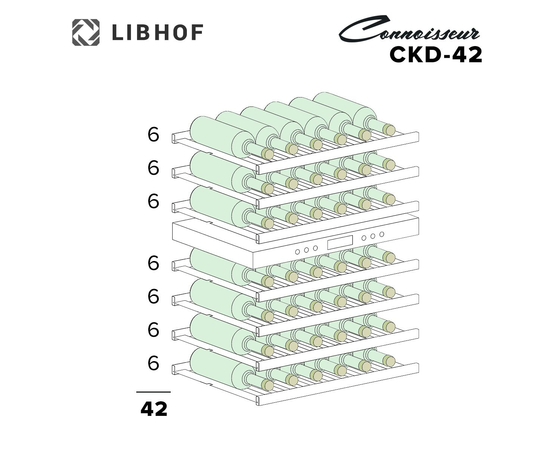 Винный шкаф Libhof Connoisseur CKD-42 Silver, фотография № 9