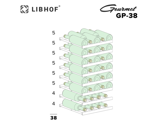 Винный шкаф Libhof Gourmet GP-38 Black, фотография № 11