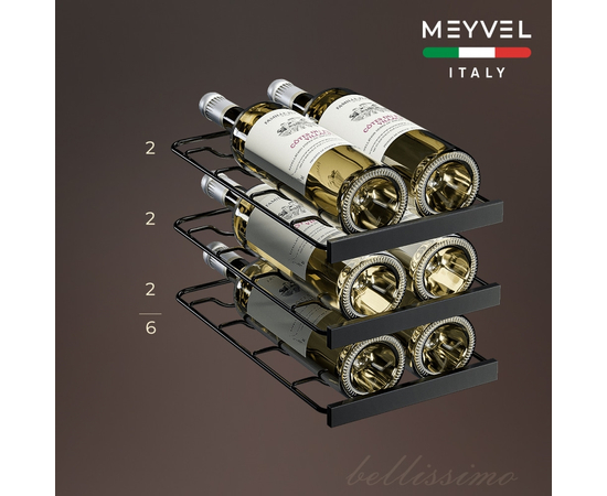 Винный шкаф Meyvel MV06-BSF1 (easy) — (на 6 бутылок), фотография № 4