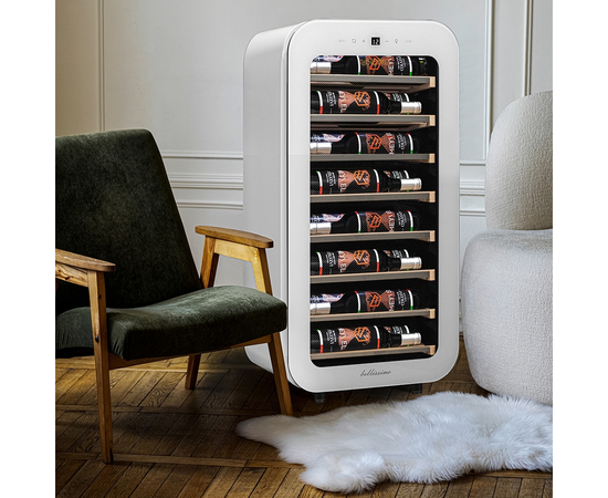 Винный шкаф Meyvel MV22-KWF1 — (на 22 бутылки), Цвет фасада: Белый, фотография № 20