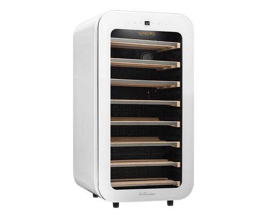 Винный шкаф Meyvel MV22-KWF1 — (на 22 бутылки), Цвет фасада: Белый, фотография № 12