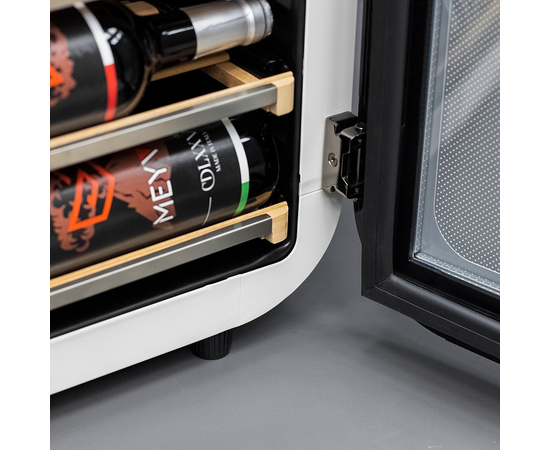 Винный шкаф Meyvel MV22-KWF1 — (на 22 бутылки), Цвет фасада: Белый, фотография № 19