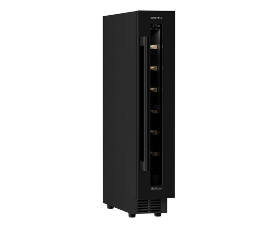 Встраиваемый винный шкаф Meyvel MV9-KBT1 — (на 9 бутылок), Цвет фасада: Чёрный, фотография № 9